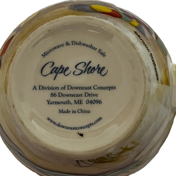 Tybee Island Georgia Coffee Mug - Cape Shore Beach Design by Kristin Stashenko - Picture 7 of 8